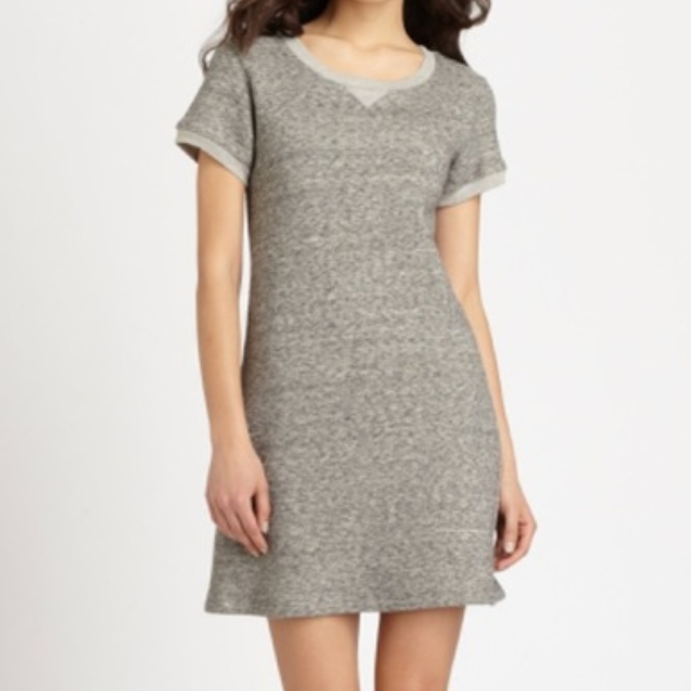 THEORY Grey Sweater Dress M